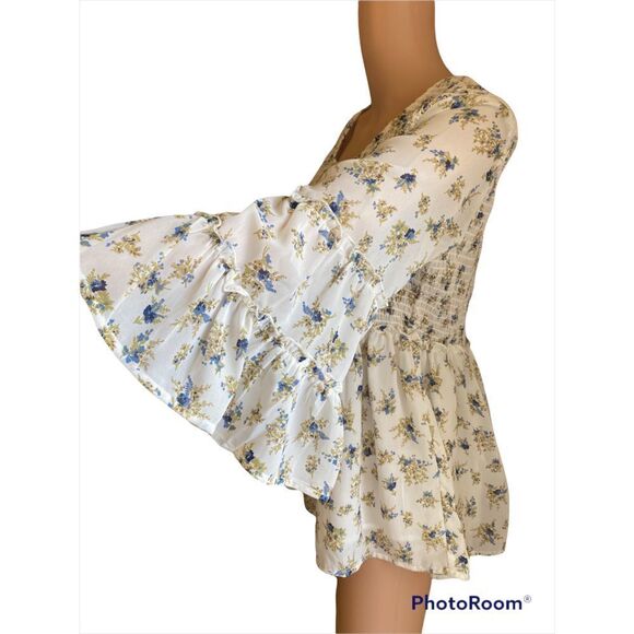 Magnolia lane Peasant Top M - Picture 3 of 12